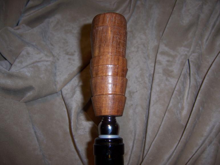 Art Deco Rosewood Bottle Stopper Art Deco Rosewood Bottle Stopper